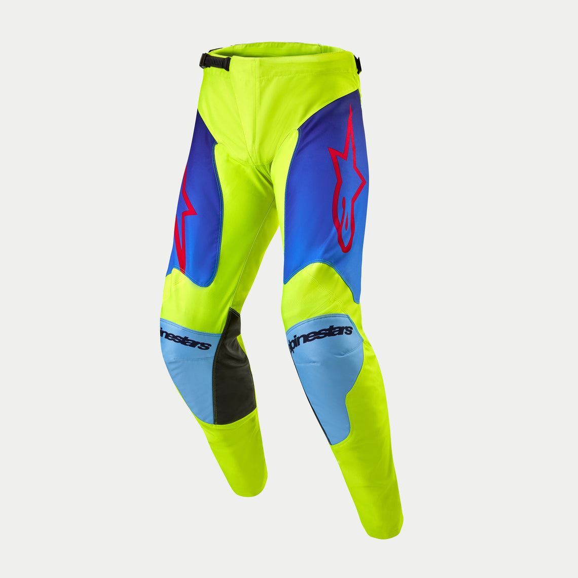 Alpinestars 2024 Racer Hoen Motocross Pants Yellow Fluo Blue Night Navy CLEARANCE